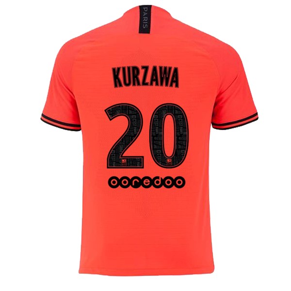 Camiseta Paris Saint Germain NO.20 Kurzawa 2ª Kit 2019 2020 Naranja